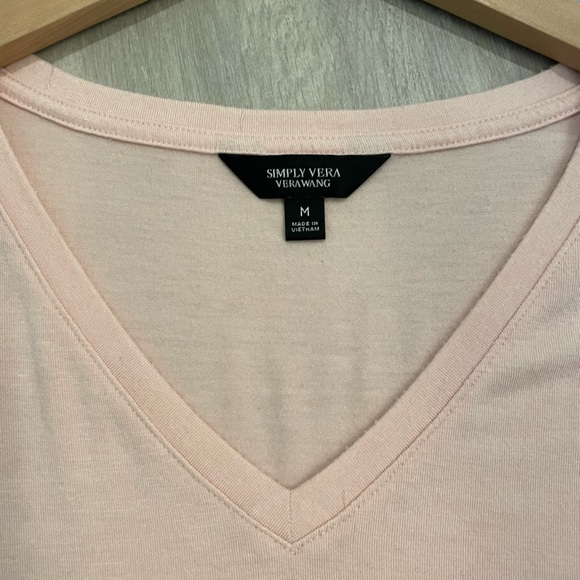 Women's Simply Vera Vera Wang Everyday Movement Side-Drawstring Tee - Picture 2 of 4